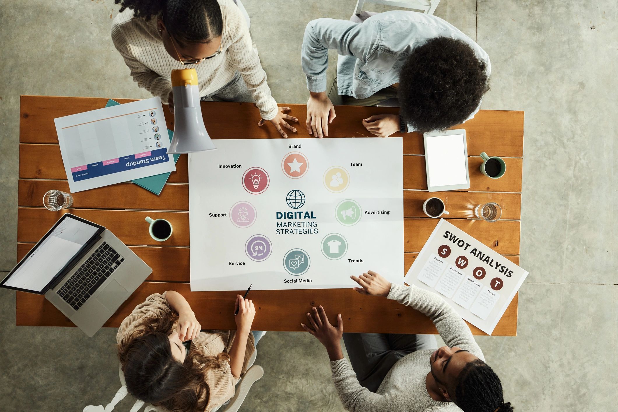digital marketing strategy meeting